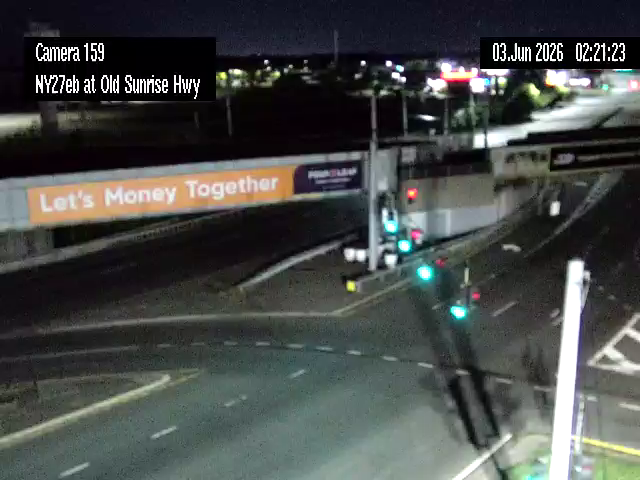 Live traffic camera view: Sunrise Highway at Old Sunrise Hwy (Nassau), sourced from 511NY